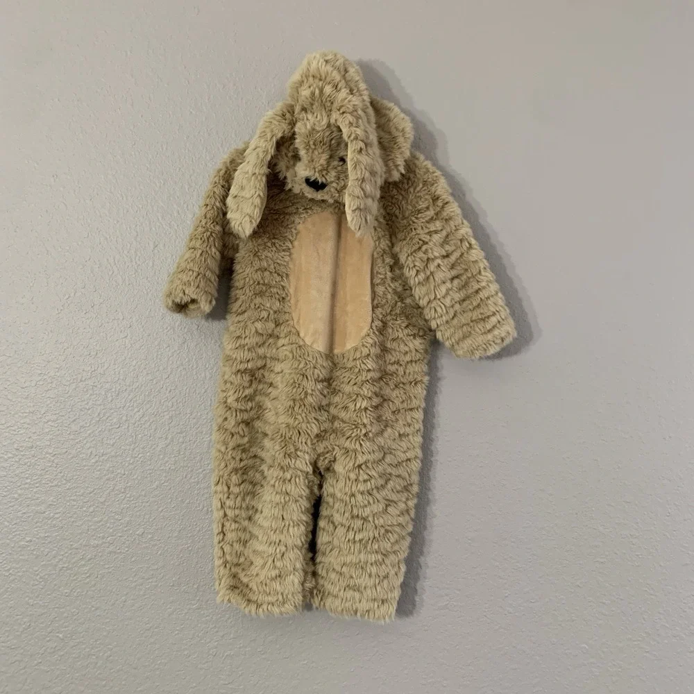 Pottery Barn Kids Baby Dog Costume 12-24 Puppy Doggie Cozy‎ Super Soft Role Play